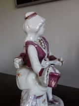 Ancien couple de marquis et marquise en porcelaine