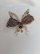 Papillon en vitrail