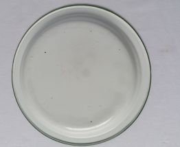 Plateau en tôle émaillée