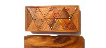 Tridomino , jeu en  bois