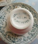 Guirlande Ensemble 3 tasses /3 soucoupes faïence anciennes