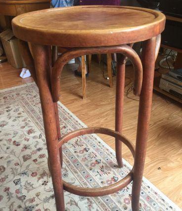 Tabouret de bistro Thonet authentique