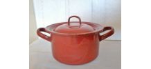 cocotte ,faitout, casserole marmite émaillée en métal (tôle)