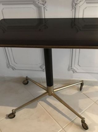 Table sur roulettes vintage années 70