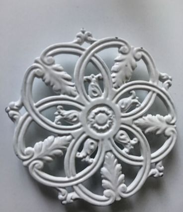 Dessus de plat fonte émaillée 
