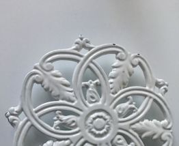 Dessus de plat fonte émaillée 