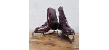 Paire de patins à glace années 1930