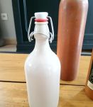 Lot de 3 bouteilles en grès 