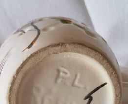 Pichet en céramique Poet Laval France modèle "résille"