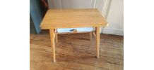 bureau vintage enfant en bois