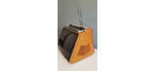 télévision française vintage orange Sonolor années 70