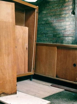 Buffet et armoire scolaire année 70