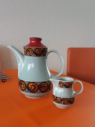 Cafetière et pot à lait