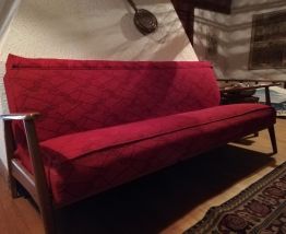 BANQUETTE CANAPE LIT ANNEES 60