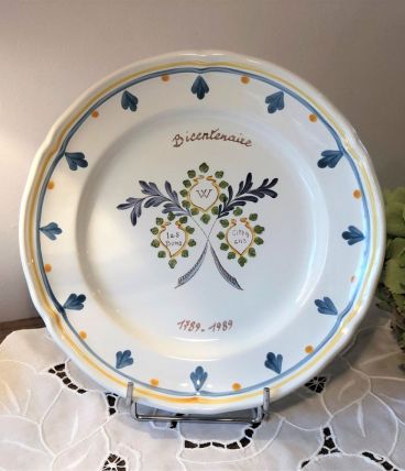 Assiette Bicentenaire Révolution Française