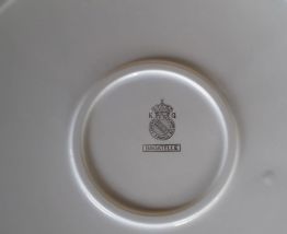 Plat en faïence " Bagatelle " de Lunéville Badonvilliers 