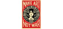 Make Art not War de Shepard Fairey 
