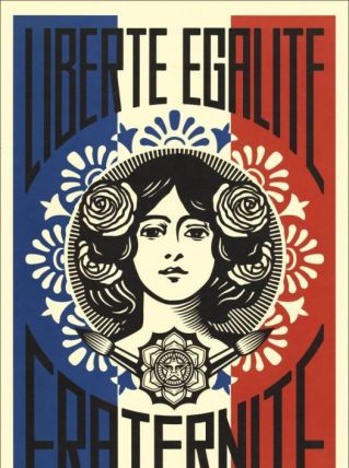 Liberté Égalité Fraternité de Shepard Fairey 