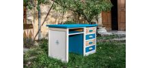 Bureau comptable en chêne