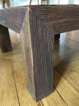Table basse charpente