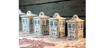 Pots à épices en faïence, année 40'