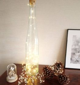 Grande bouteille en verre 