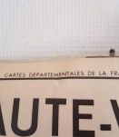 carte géographique scolaire plastifiée Haute-Vienne