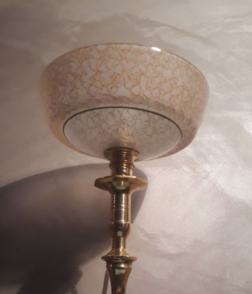lampe  bronze type calice 1930  art deco