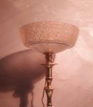 lampe  bronze type calice 1930  art deco
