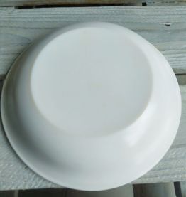 Plat de service, plat creux vintage Arcopal, modèle "Soleil"