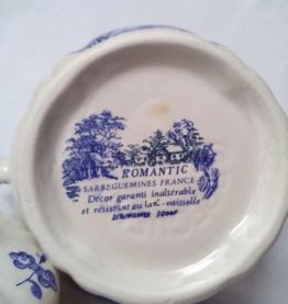 Pot à sucres Romantic Sarreguemines