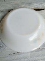 Plat de service, plat creux vintage Arcopal modèle tournesol