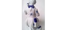 statuette figurine de porcelaine musicien