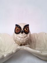 plat serviteur hibou d' OMC Otagiri Japon