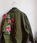 Veste type militaire broderie 