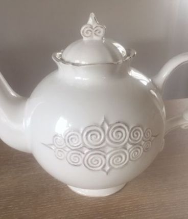 Théière shabby