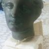 Buste d'Aphrodite en métal couleur bronze copie du musée 