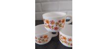 Lot de 3 tasses à café expresso marque Arcopal modèle Scania