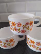 Lot de 3 tasses à café expresso marque Arcopal modèle Scania