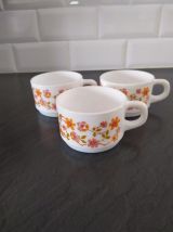 Lot de 3 tasses à café expresso marque Arcopal modèle Scania
