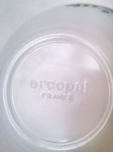 Bol Arcopal oiseaux et fleurs