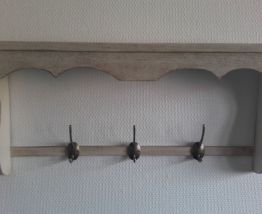 Porte manteaux avec pateres en laiton