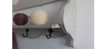 Porte manteaux vintage à crochets 