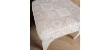 Repose pieds "style Shabby" 