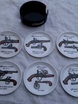 lot sous verres Melaminé  , vintage