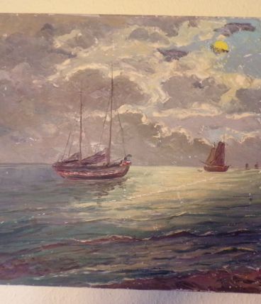 huile sur toile  