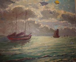 huile sur toile  