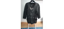 Veste MAC DOUGLAS cuir véritable doublure laine et cashmere