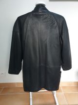 Veste MAC DOUGLAS cuir véritable doublure laine et cashmere