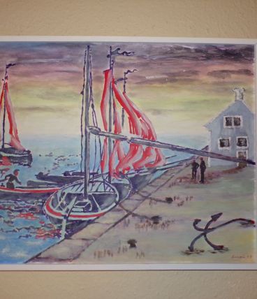 Huile sur panneau 
